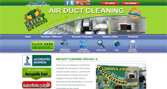 Desktop Screenshot of greentairductcleaning.com