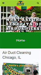 Mobile Screenshot of greentairductcleaning.com